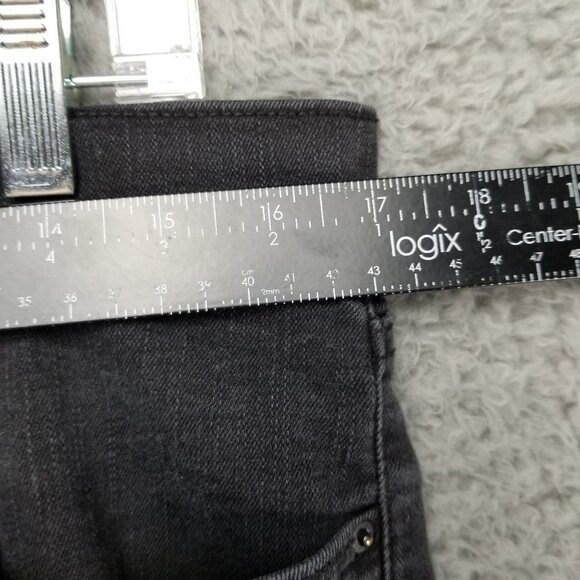 Levis Jeans Womens 32 Black Stretch Skinny Denim - Picture 5 of 12